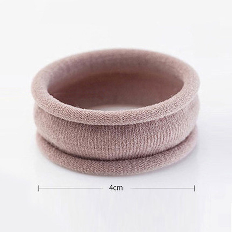 We Flower 10PCs Colorful Hair Tie Rope Scrunchie Korean High Elastic Rubber Band Girls Ponytail Holder