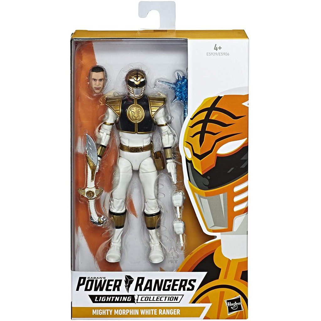 Mô hình nhân vật Hasbro ⚡ Power Rangers Lightning Collection ⚡ 6- inches Mighty Morphin White Ranger