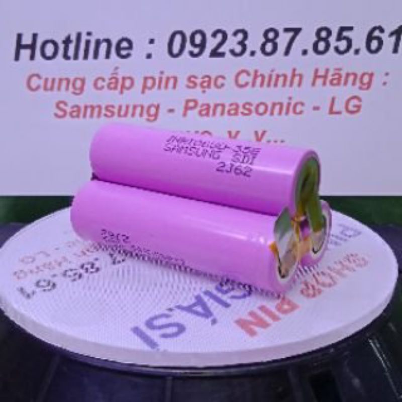 Khối pin 12v 3500mah Samsung 18650