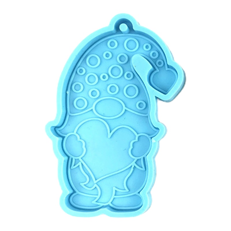 Khuôn Silicone Làm Móc Khóa Bằng Nhựa Resin UV DIY