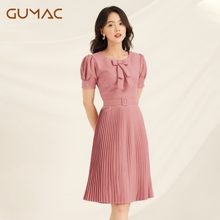 Đầm cổ nơ dập ly DA852 GUMAC