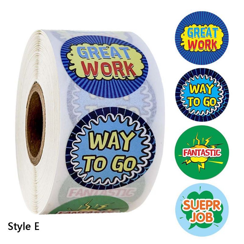 Cuộn 500 Sticker Dán Trang Trí Sổ Lưu Niệm