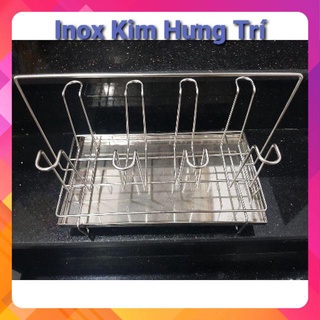 Khay úp ly inox 8 ly