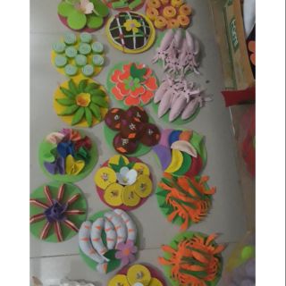 Đĩa thức ăn đổ dùng mầm non