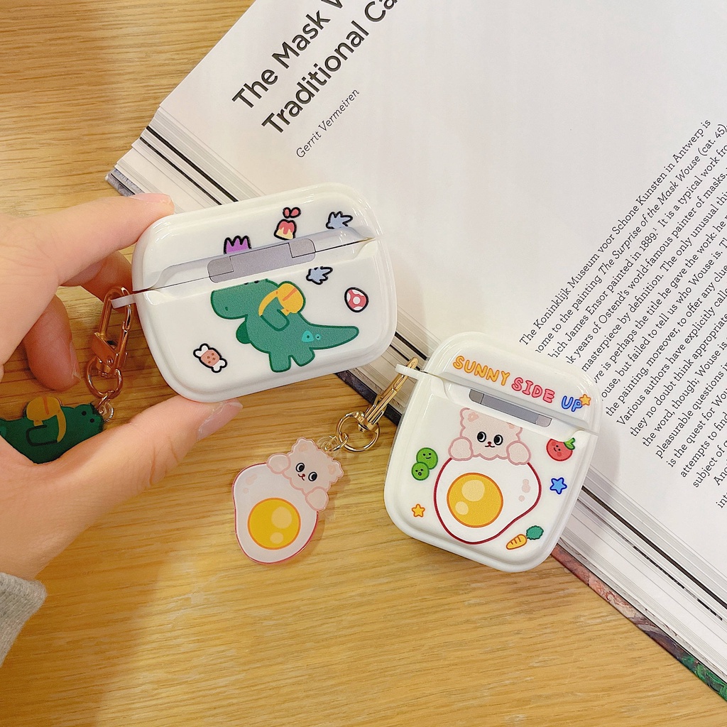 Vỏ Bảo Vệ Hộp Sạc Tai Nghe compatible AirPods 2 Pro/ 3 Pro Họa Tiết Độc Đáo Thời Trang