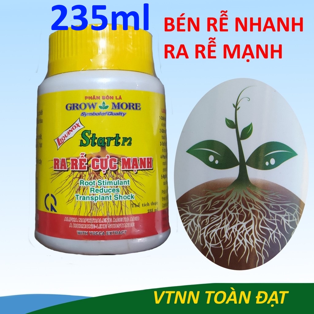 Phân Bón Kích Rễ N3M Pro (100ml) dạng nước - Ra Rễ Cực Mạnh Growmore 235ml