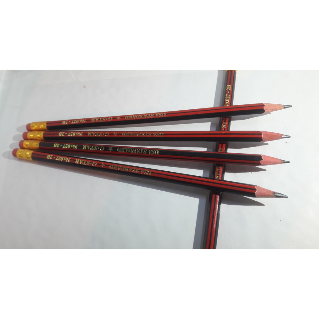 Hộp 12 cây Bút chì đen 027-2B G*STAR