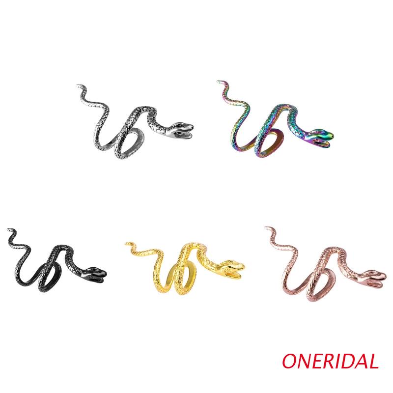 Khuyên Kẹp Vành Tai Bằng Hợp Kim Hình Rắn Cá Tính Cho Nam Nữ