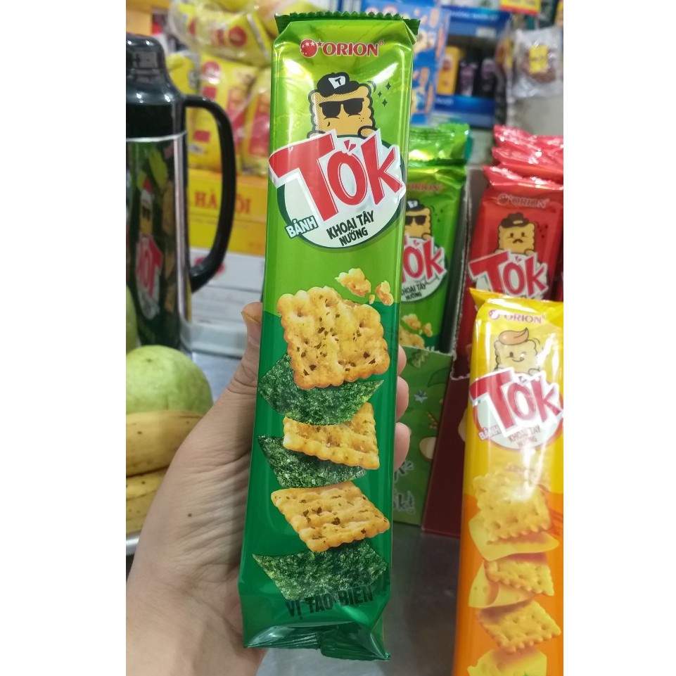 Bánh Khoai Tây Nướng Tok Orion 3 vị gói 38,5g | BigBuy360 - bigbuy360.vn