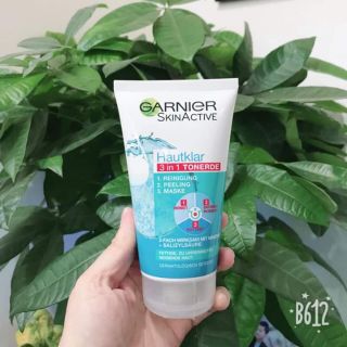 Sữa rửa mặt 3in1 Garnier Đức