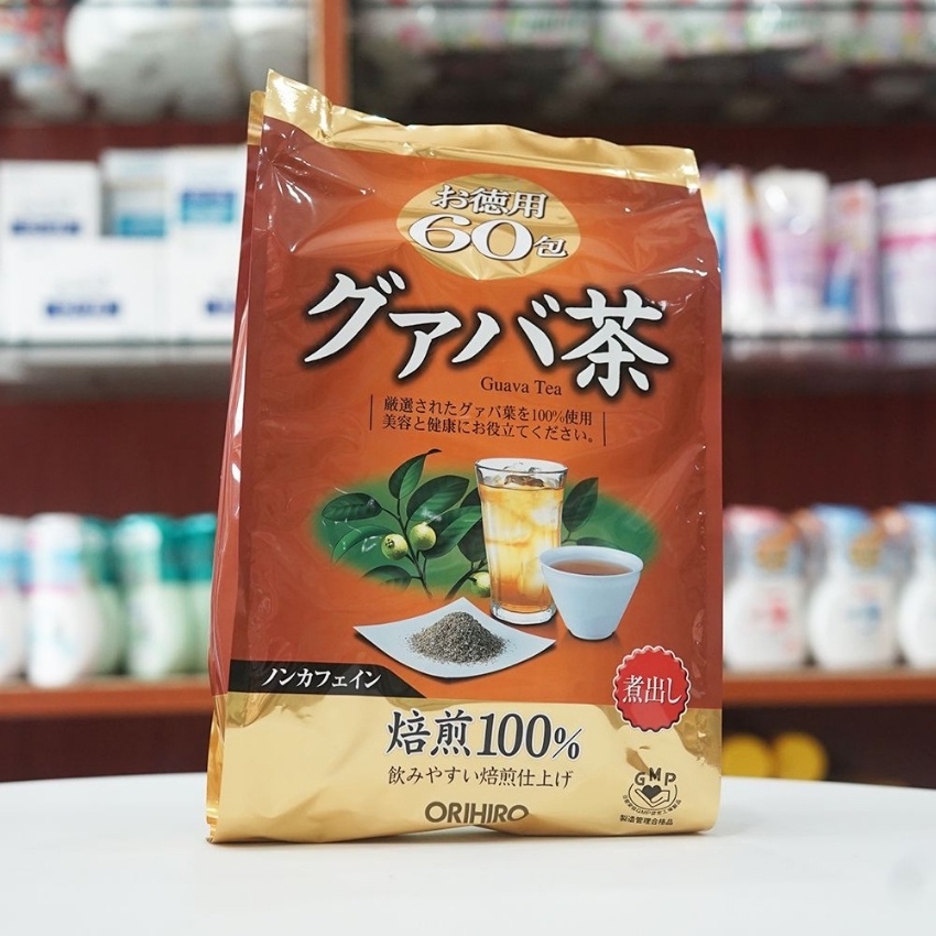 Trà Ổi Tiêu Mỡ Orihio Nhật Bản, Chiết Xuất Từ Trà Và Lá Ổi Non, Hỗ Trợ Giảm Cân, Giúp Ngủ Ngon, Thanh Lọc Cơ Thể 1 Hộp