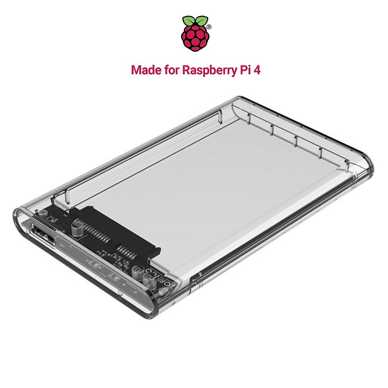 Hộp đựng ổ cứng 2.5inch HDD/SSD USB 3.0 cho Raspberry Pi 4 (Hỗ trợ HomeAssistant) | BigBuy360 - bigbuy360.vn