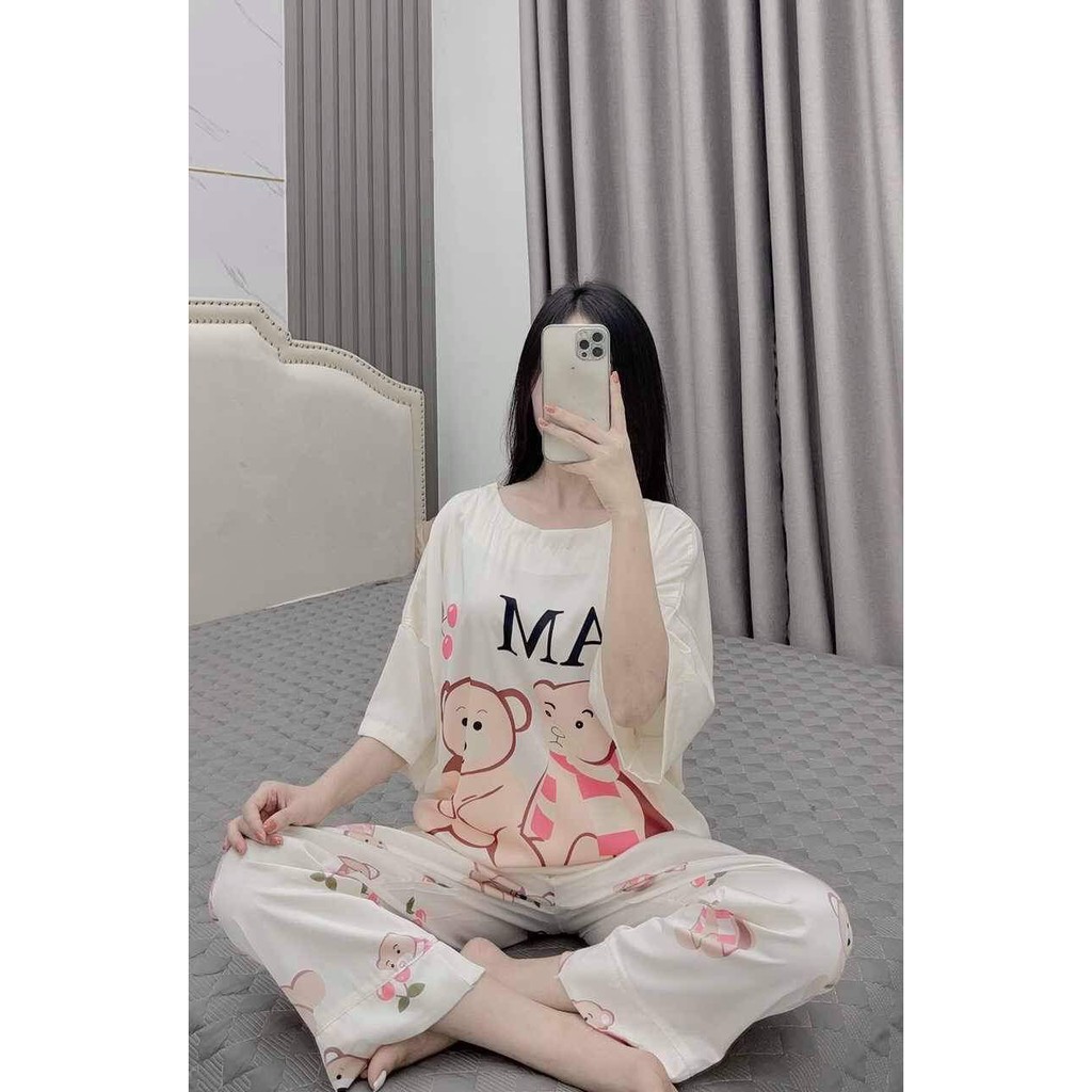 Đồ ngủ nữ lụa, bộ ngủ lụa latin 2 dây mặc cực xinh và siêu mát cho mùa hè | BigBuy360 - bigbuy360.vn