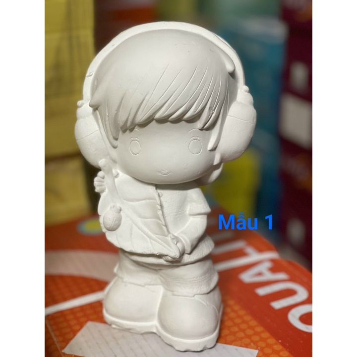 Tô tượng màu cao cấp cho bé trai và hình các con vật (tượng lớn) (kèm 12 màu + 2 cọ)
