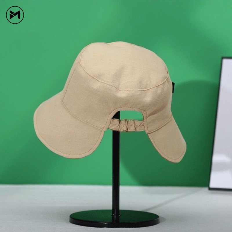 Nón Tai Bèo Hai Mặt Màu Trơn Chống Nắng Bảo Vệ Khỏi Tia UV