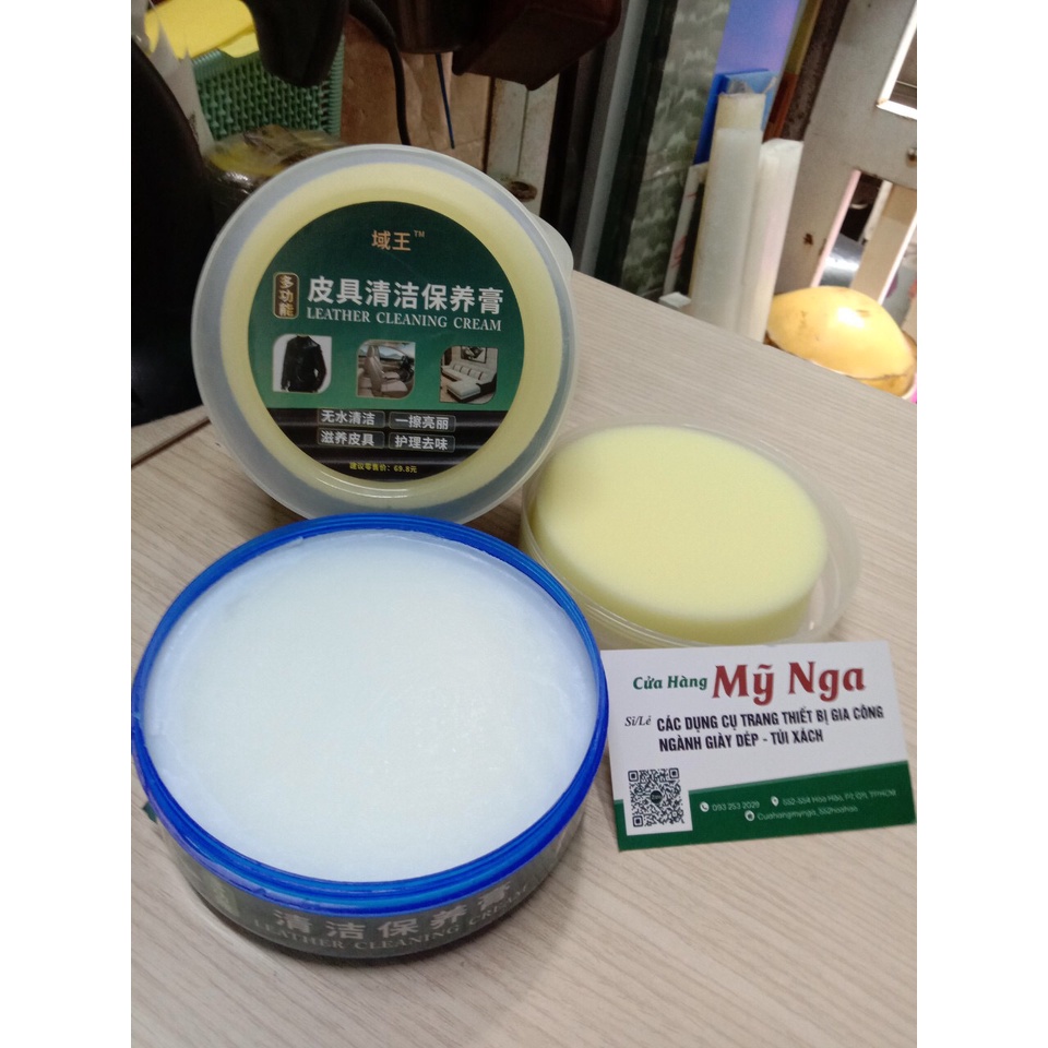 Sáp chuyên dụng đánh bóng đồ da đa năng hủ 330gr