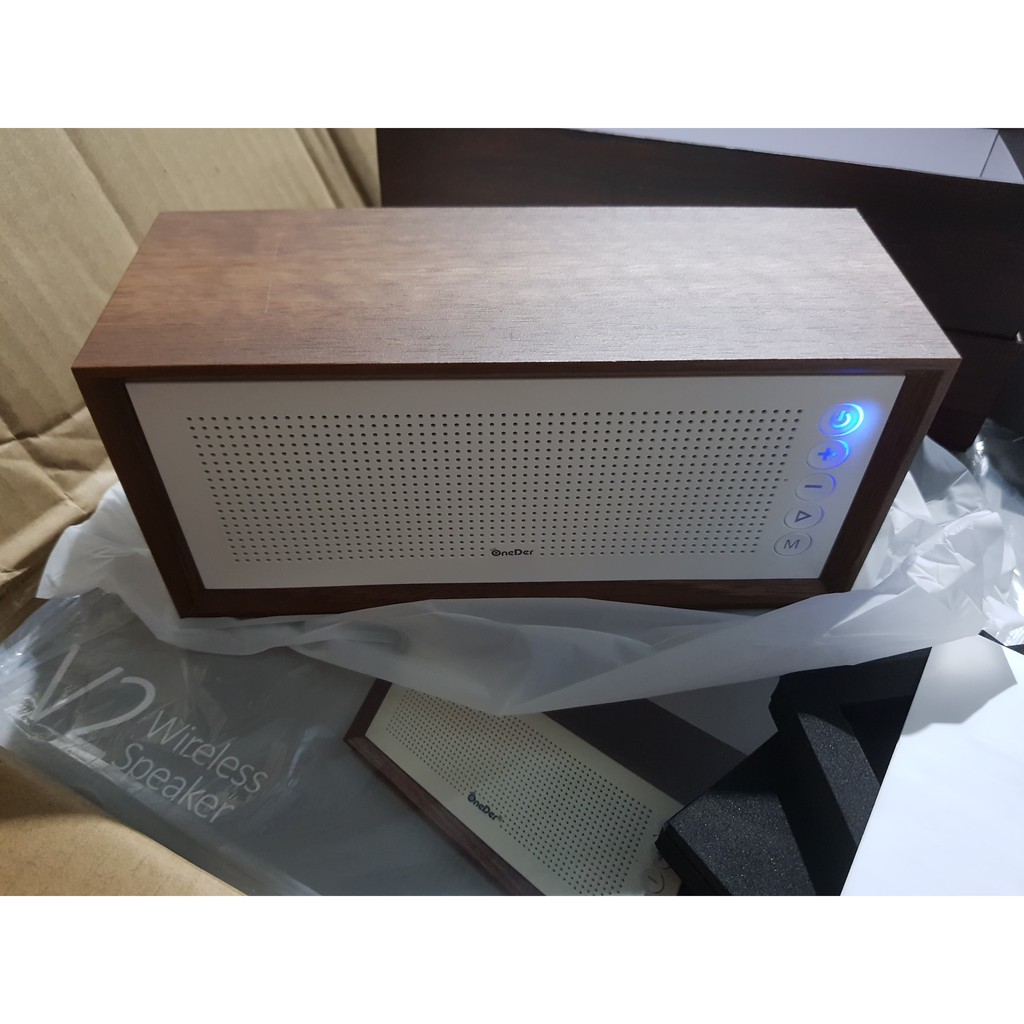 Loa Gỗ bluetooth Oneder V2 chính hãng