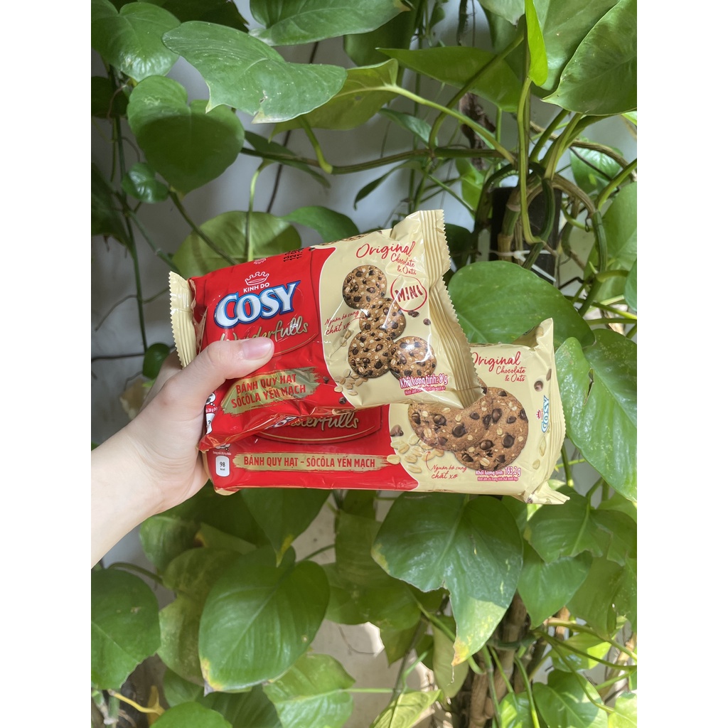 Bánh Quy Hạt Cosy Wonderfulls Gấp Đôi Sôcôla Yến Mạch Double Choco (Gói 163.2g)