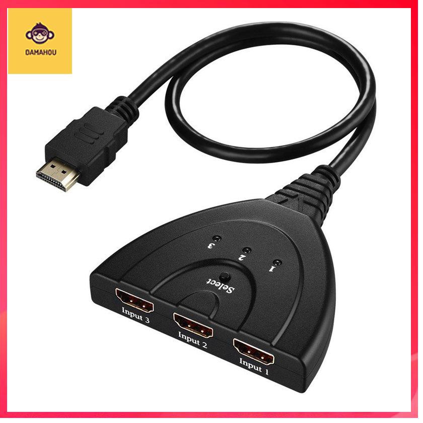 3 cổng HDMI In và 1 HDMI Out Full HD 1080P HDMI Switch Display 3D