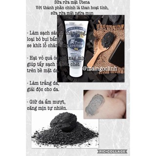 Sữa rửa mặt tẩy da chết Utena Everish