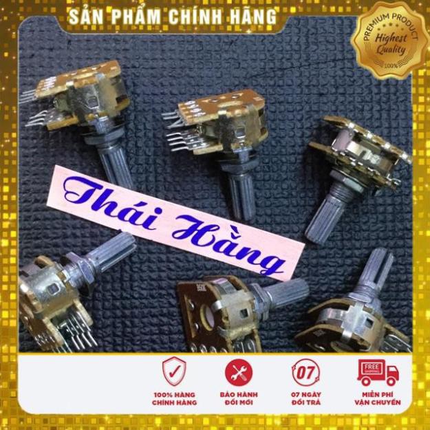 [ShopYêuThích] Chiết áp ampli 8 chân 2 hàng -50 k/100 k (5 chiếc ) [HàngChấtLượng]