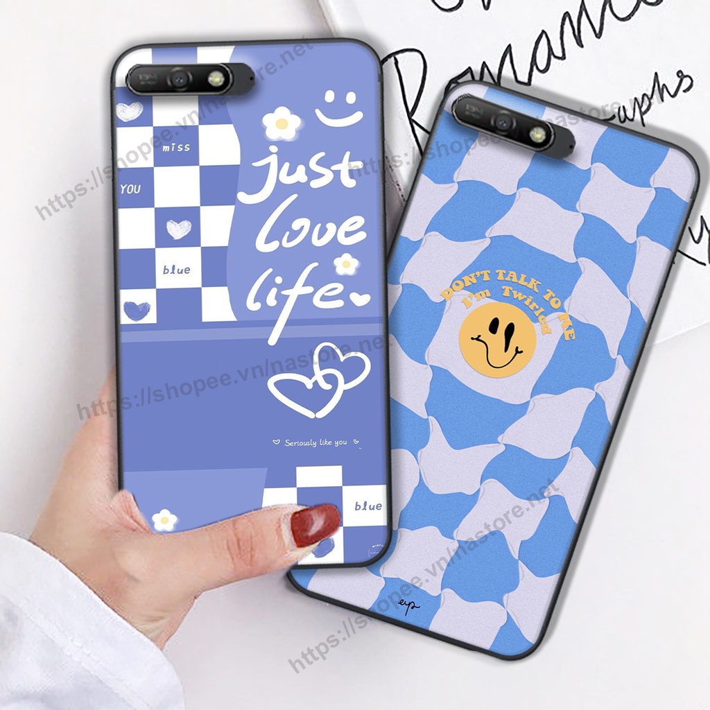 Ốp lưng Huawei Y6 Prime 2018 / Y6 Pro 2018 / Y7 Prime 2018 / Y7 Pro 2018 trái tim hình gấu cute cá tính, giá rẻ, cực bền