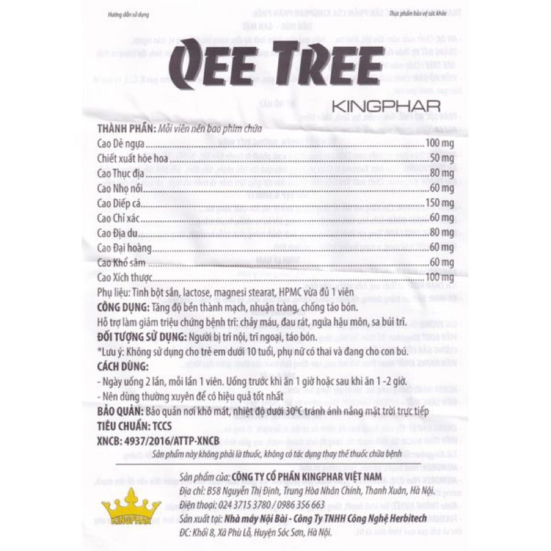 Qee Tree KINGPHAR
