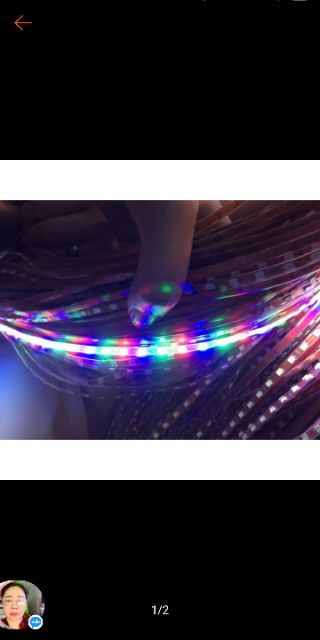 Dây led 12v không  nháy dài 50cm và 1 met