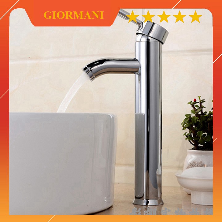 Vòi rửa mặt, Vòi lavabo dương bàn nóng lạnh cao cấp SNL33 tặng đôi dây cấp inox