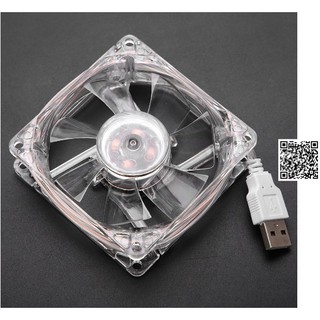Quạt led 8cm dùng nguồn USB 611