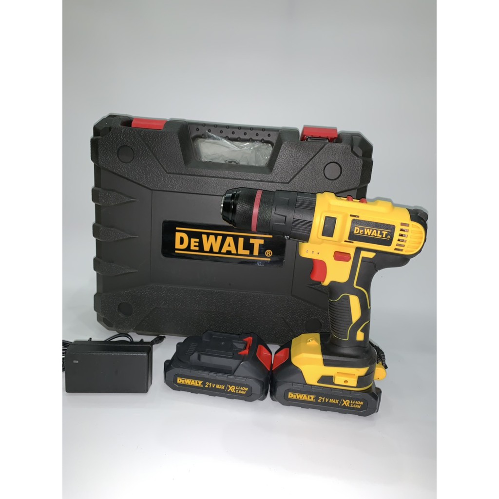 MÁY KHOAN PIN DEWALT 21V ĐẦU 13MM 3 Chế Độ Có Búa Khoan Bê Tông