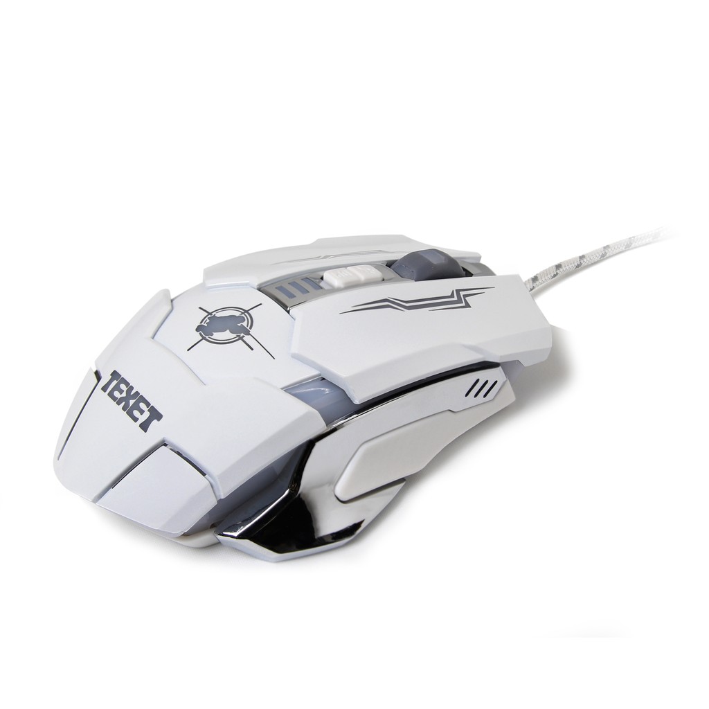 Chuột game có dây TEXET HH-X1 Trắng/Đen | BigBuy360 - bigbuy360.vn