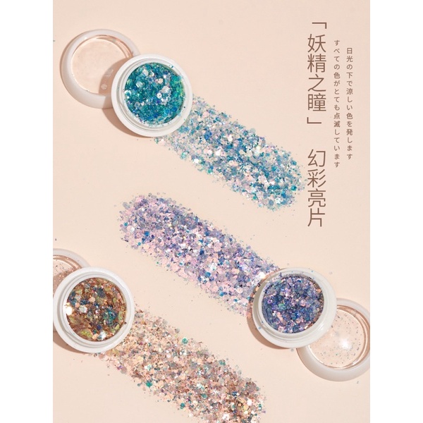 Nhũ kim tuyến nail 8 màu , nhũ vảy cá trang trí móng phụ kiện nail