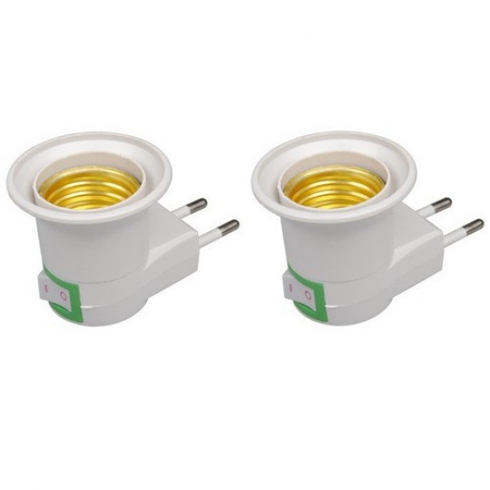Đui bóng đèn E27 nhiều mẫu,Đui lò xo. công tắc E27 tiện dụng-Giadung24h