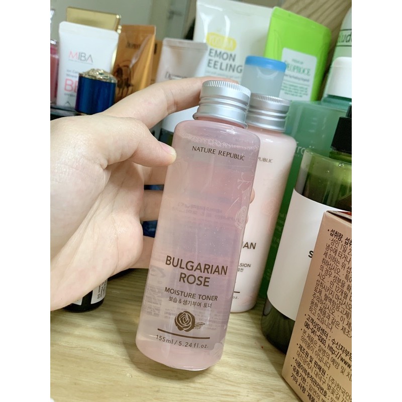 NƯỚC HOA HỒNG NATURE REPUBLIC BULGARIAN ROSE MOISTURE TONER 155ML