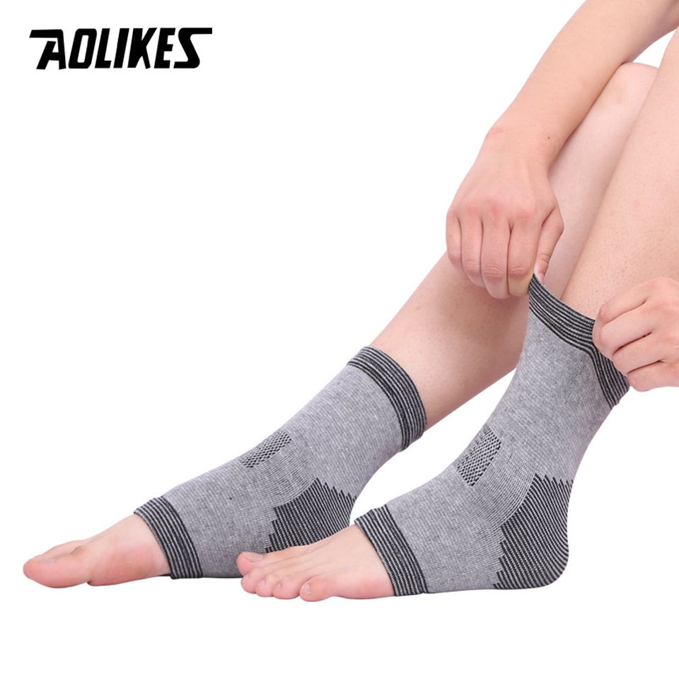 AOLIKES 1 Cặp Đai Quấn Bảo Vệ Đầu Gối / Khuỷu Tay / Mắt Cá Chân Hỗ Trợ Tập Thể Thao