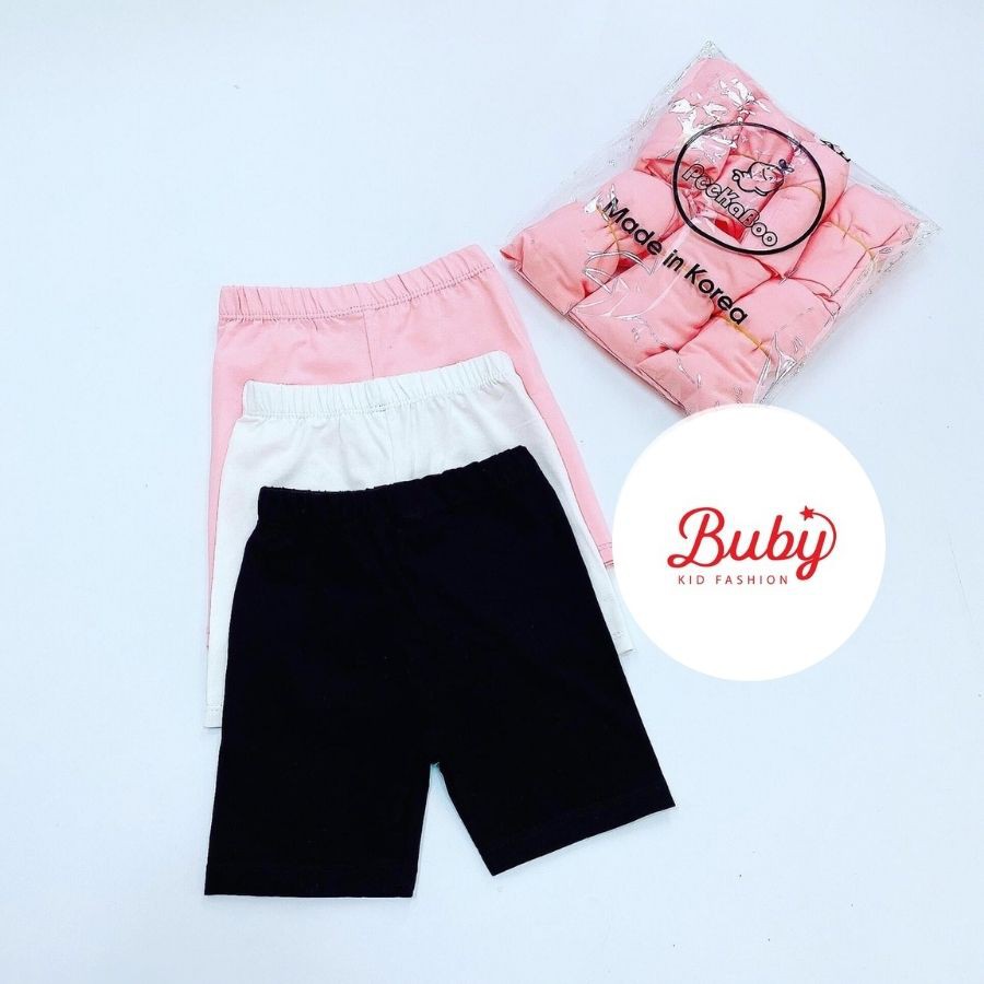 Quần legging lửng bé gái, chất liệu cotton cực thoáng mát mặc mùa hè cho bé từ 1-6 tuổi, Shop BUBY