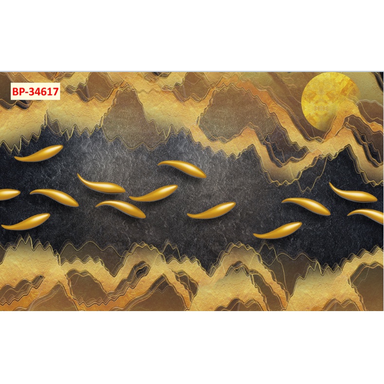 Tranh 3D cá chép trong hồ sen 3D mới nhất