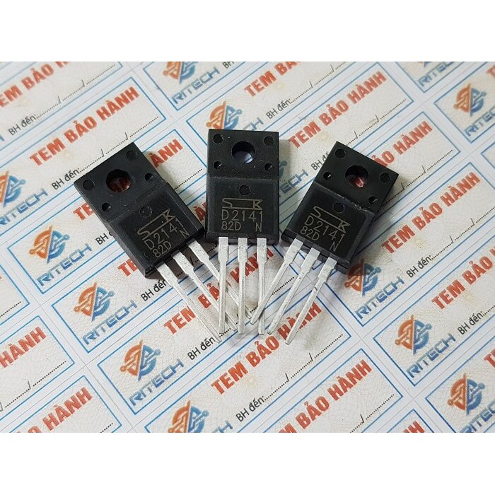 [Combo 3 chiếc] D2141, 2SD2141 Transistor NPN 6A-380V TO-220