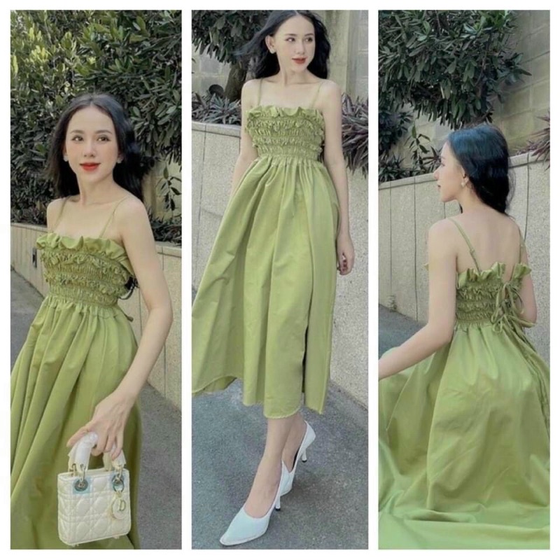 [NEW DRESS]VÁY-ĐẦM HAI DÂY BÈO NHÚN NGỰC ĐI BIỂN MÙA HÈ “XIXI DRESS”