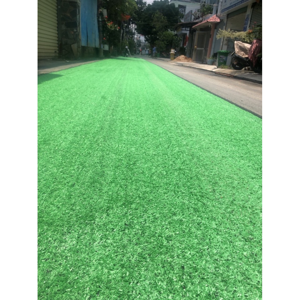 Thảm cỏ nhân tạo trang trí, thảm cỏ nhân tạo giá rẻ loại 1,5cm
