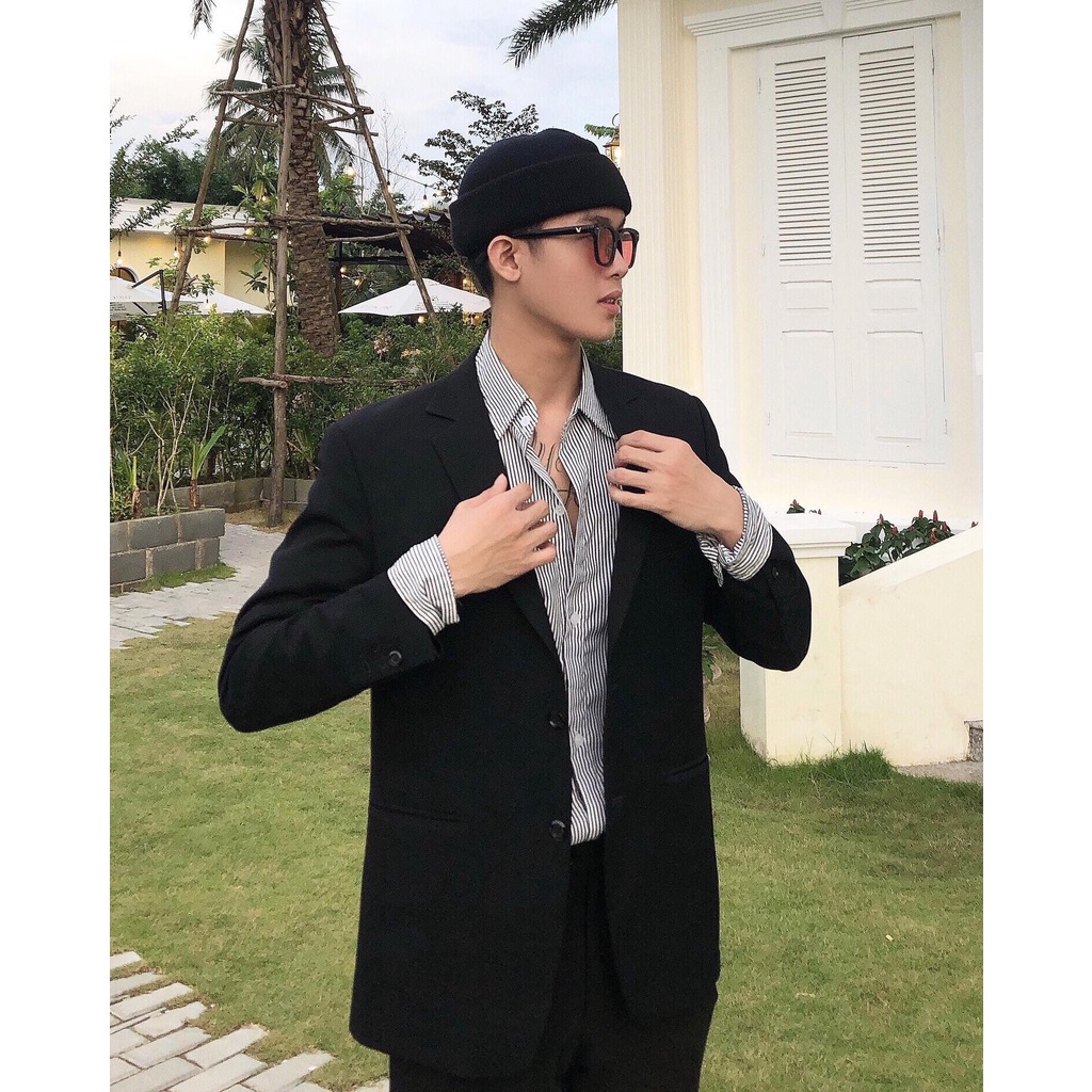 Áo khoác Blazer nam, dáng suông