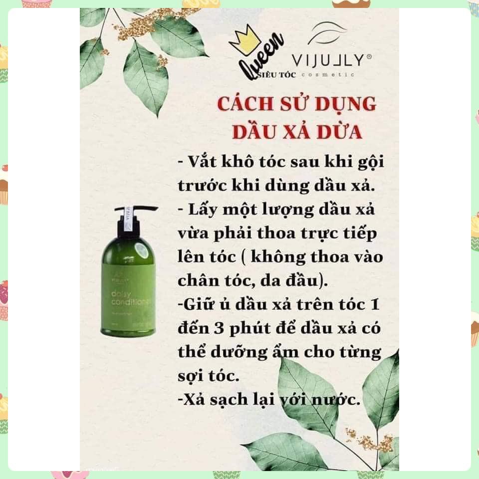[TÓC MÂY BỒNG BỀNH] Dầu Xả Tóc Cao Cấp Vi Jully - Phục Hồi Tóc Hử Tổn, Chẻ Ngọn | BigBuy360 - bigbuy360.vn