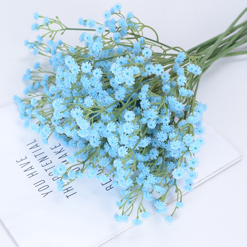 Bó Hoa gypsophila Nhân Tạo Bằng Nhựa Mềm Mại Dùng Để Trang Trí Nội Thất