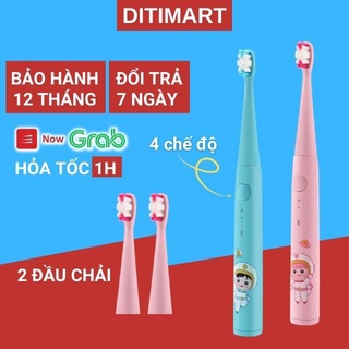 [Sợi Dupont Cao Cấp] Bàn Chải Điện Cho Bé Đánh Răng Sợi Lông Dupont Cao Cấp Mềm Mại, Làm Sạch Răng Miệng Cho Trẻ DZ20K