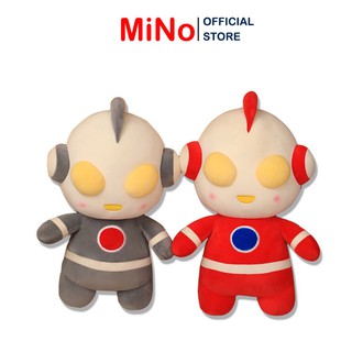 Gấu Bông Bộ 3 Siêu Nhân Điện Quang Mềm Mại Đáng Yêu MINO