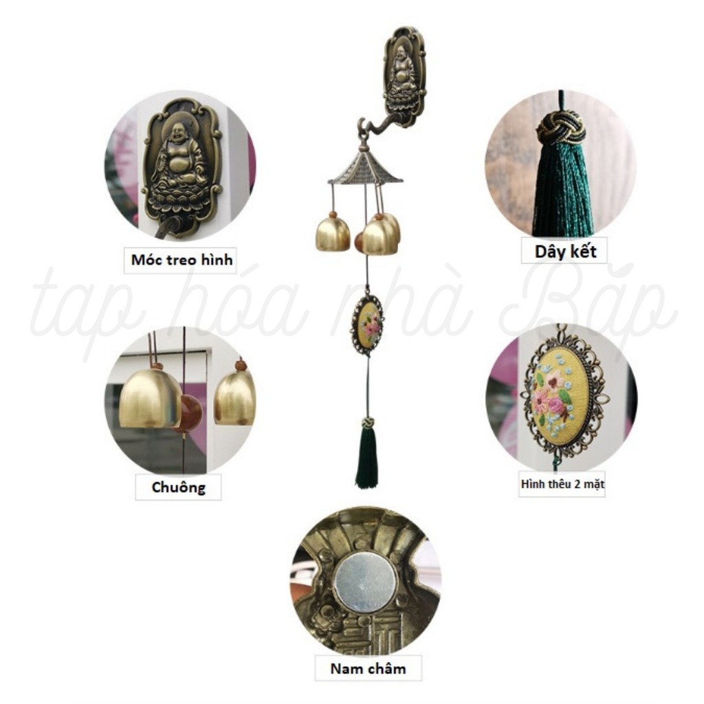 Kit Thêu Chuông Gió Trang Trí -  DIY