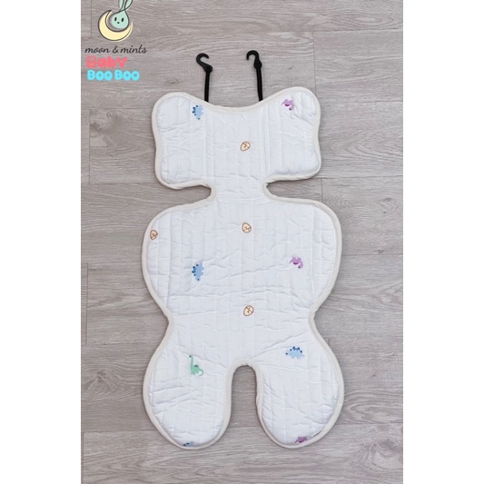 Lót xe đẩy 3D thoáng khí cho bé Moon&Mints, chất liệu siêu thoáng mát