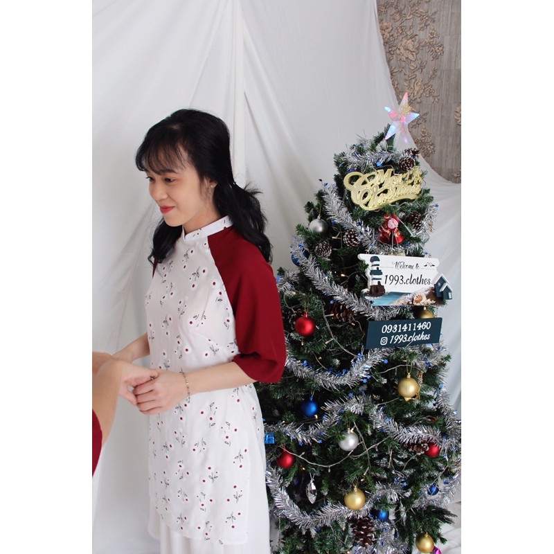 ✨Áo dài cách tân bông nhí siêu xinh✨