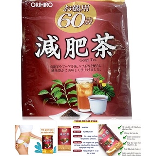 Trà túi lọc Giảm Mỡ Bụng Genpi Tea Orihiro 60 gói